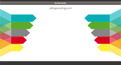 Desktop Screenshot of ceilingcoverings.com